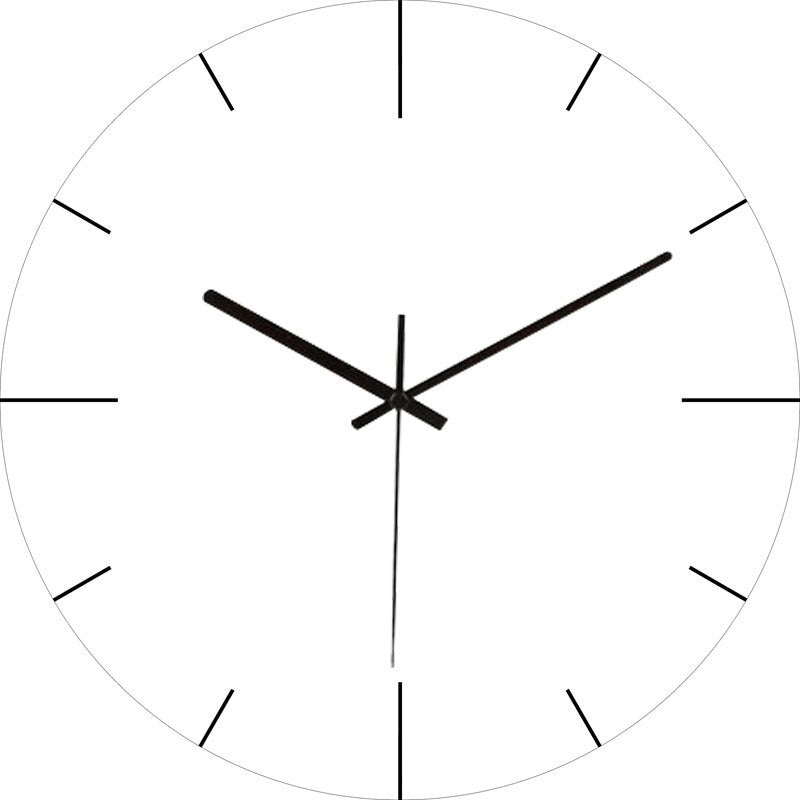 Moderne Runde Wanduhr für Ästhetische Raumdekoration