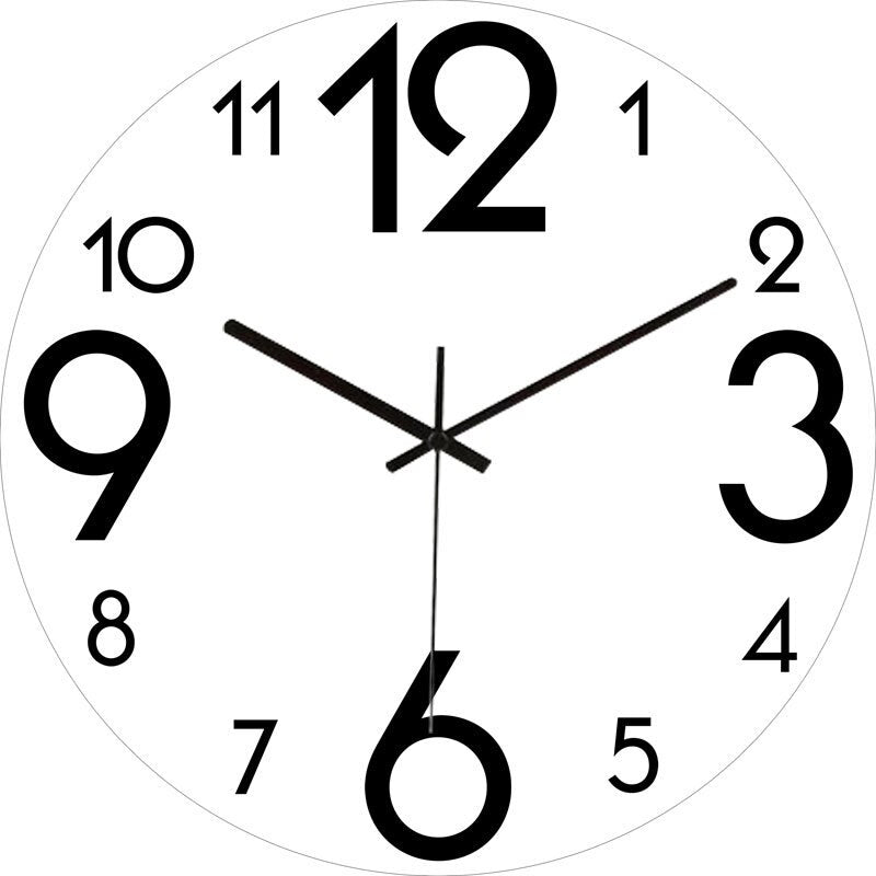 Moderne Runde Wanduhr für Ästhetische Raumdekoration