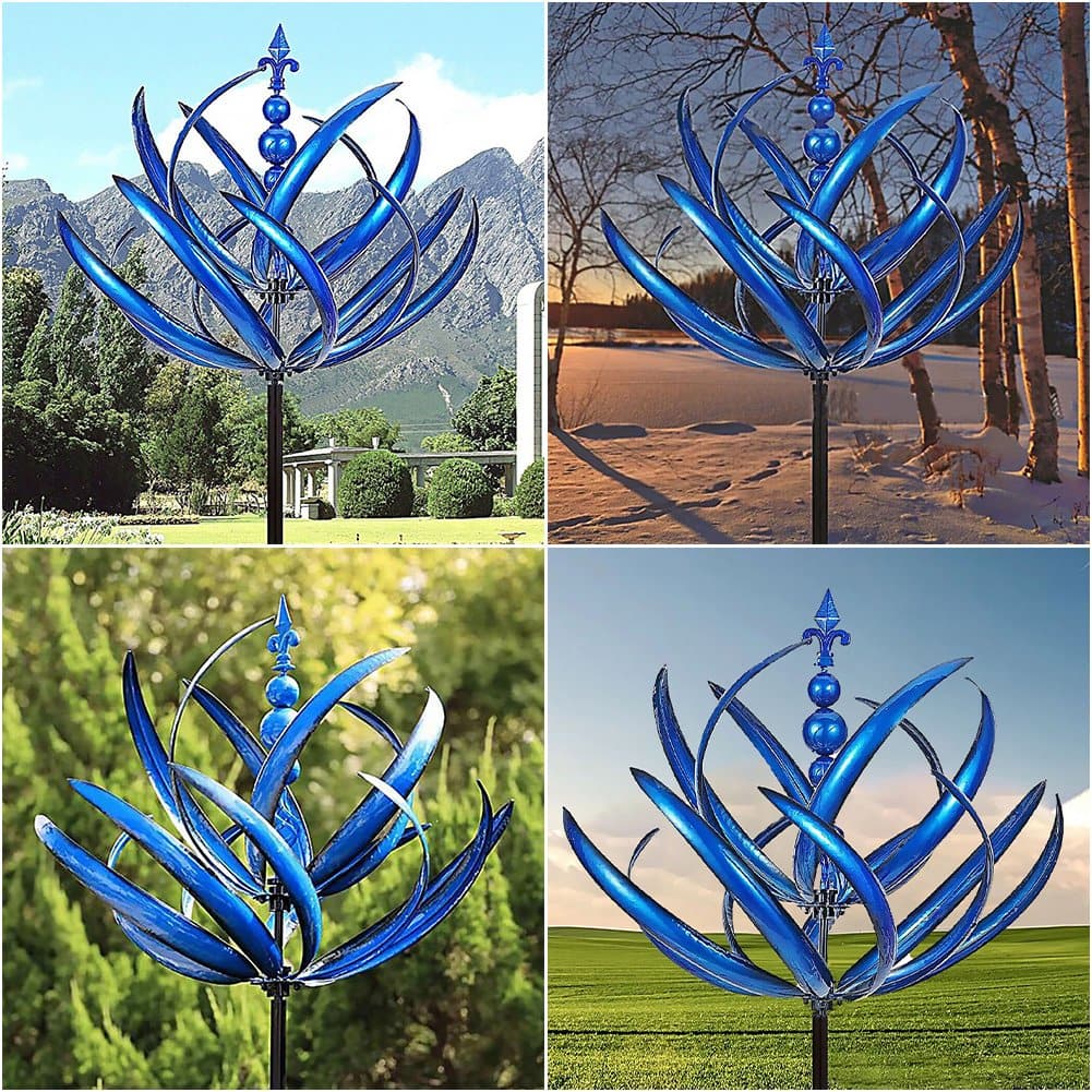 Elegantes Windrad zur Gartendekoration
