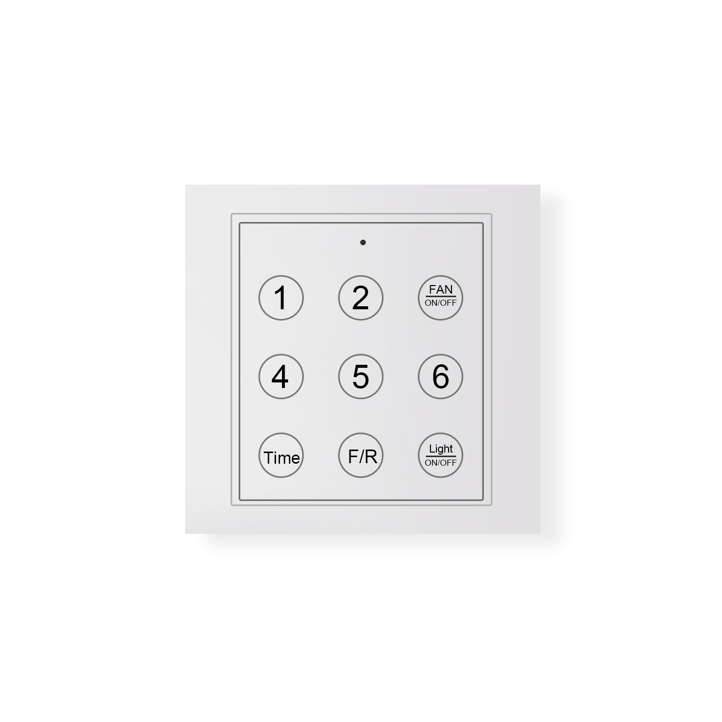 Moderner Deckenventilator Nordischen Stil mit 3 Flügeln und LED-Beleuchtung