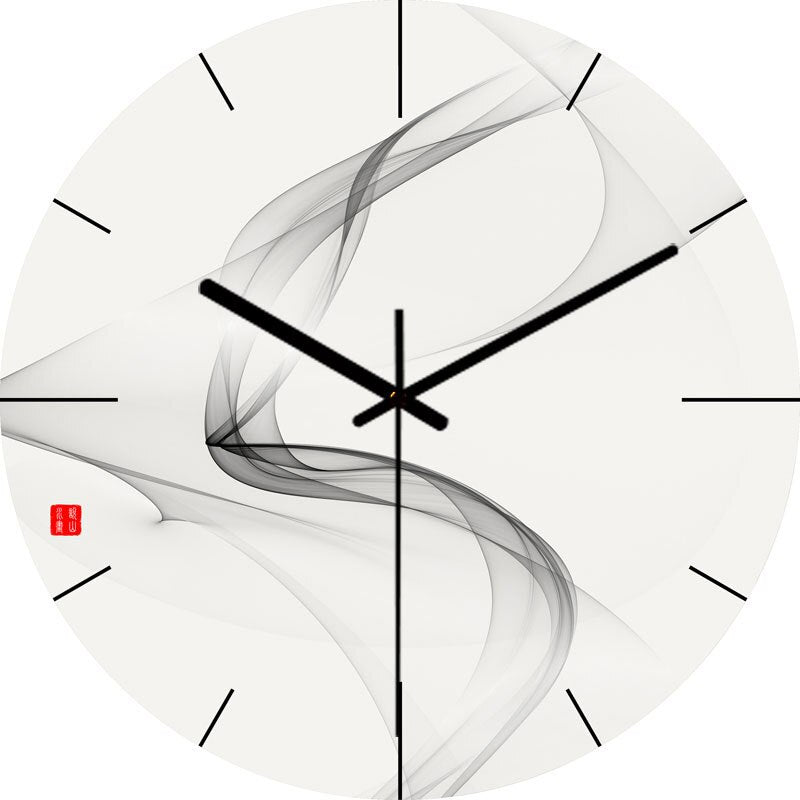 Moderne Runde Wanduhr für Ästhetische Raumdekoration
