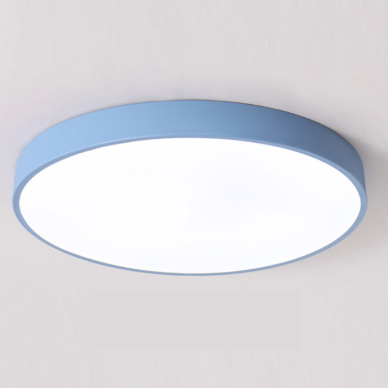 Nordische Kreisförmige LED-Deckenleuchte für Wohnzimmer und Schlafzimmer