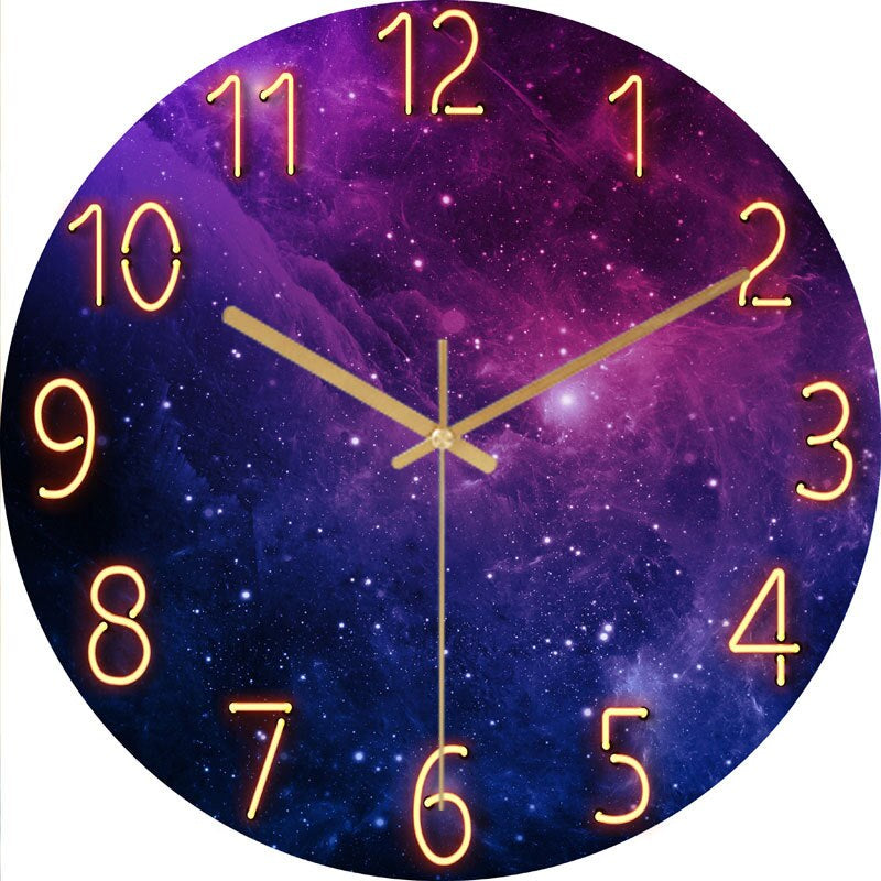 Moderne Runde Wanduhr für Ästhetische Raumdekoration