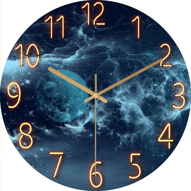 Moderne Runde Wanduhr für Ästhetische Raumdekoration