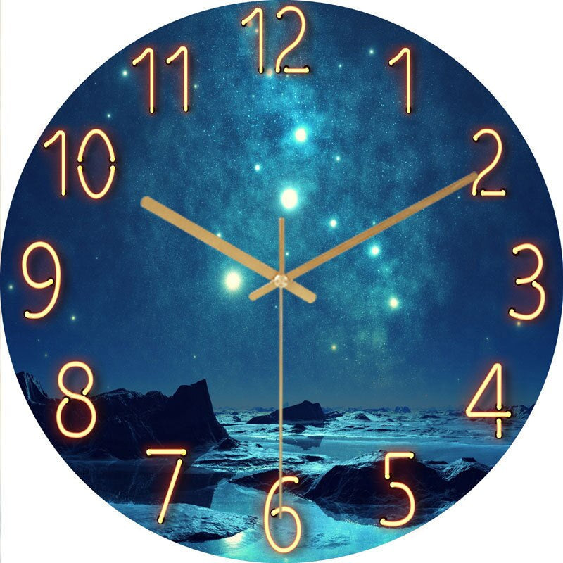 Moderne Runde Wanduhr für Ästhetische Raumdekoration