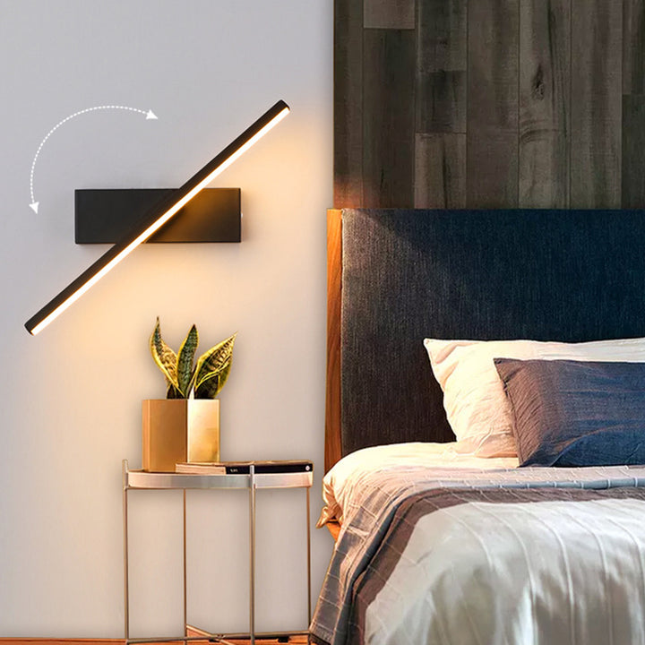 Moderne drehbare Leuchte im eleganten minimalistischen Stil