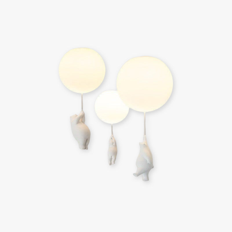 Pendelleuchte mit Bären-Design