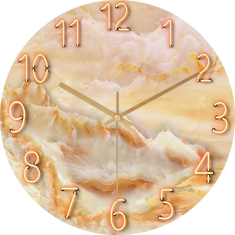 Moderne Runde Wanduhr für Ästhetische Raumdekoration