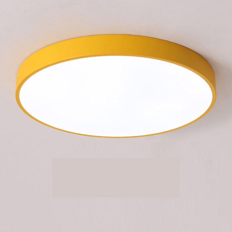 Nordische Kreisförmige LED-Deckenleuchte für Wohnzimmer und Schlafzimmer