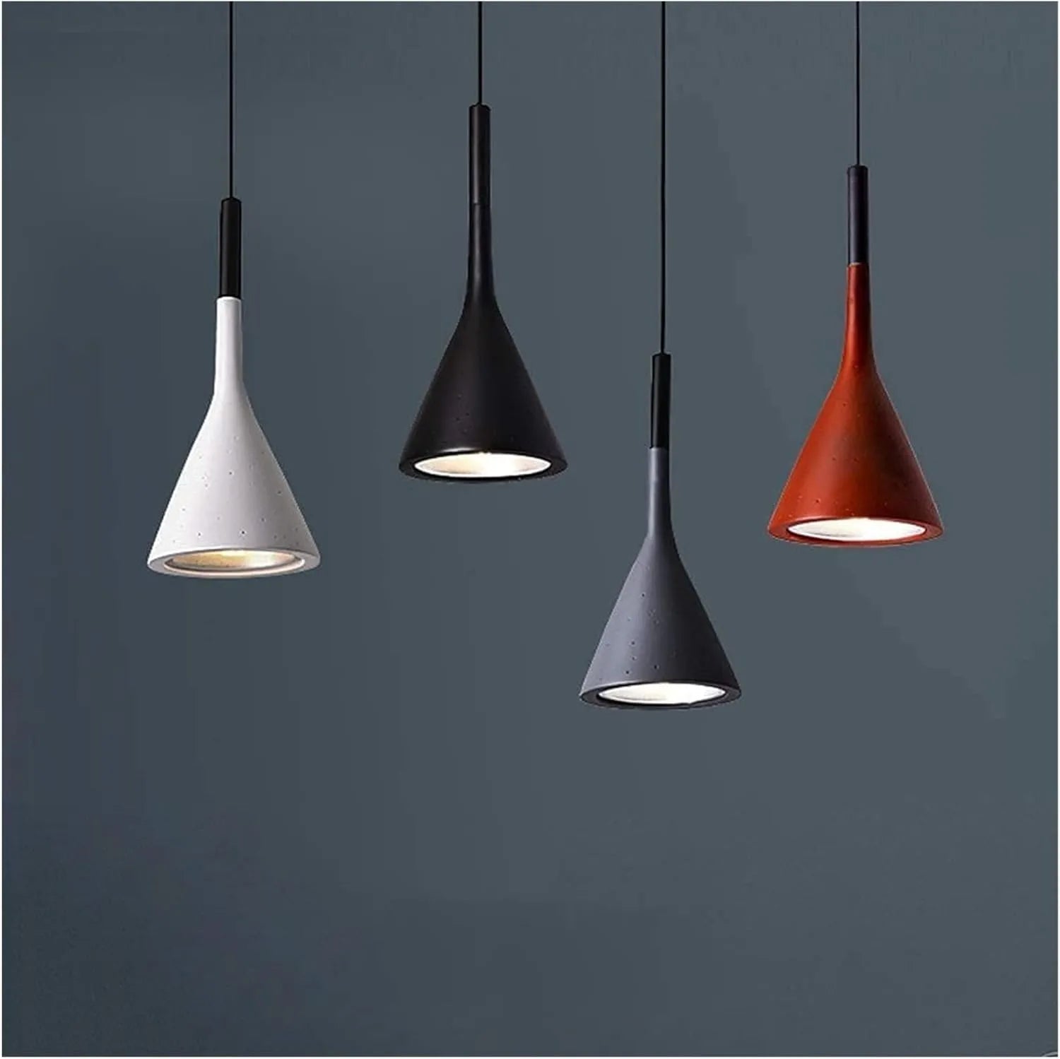 Zeitgenössische Kegel Design Pendelleuchte mit Verstellbarem Kabel