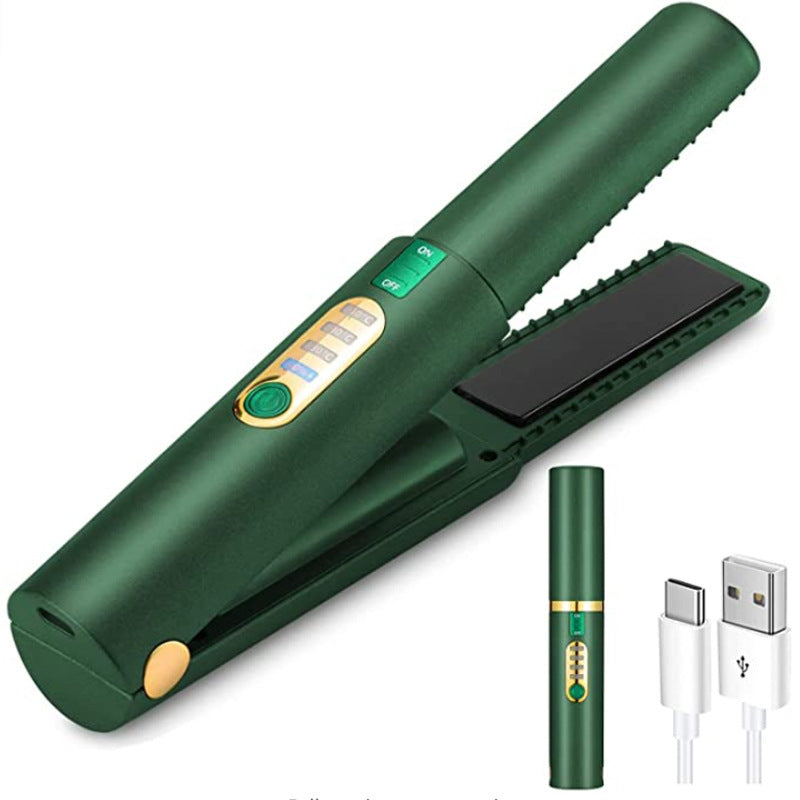 Tragbarer Kabelloser Haarglätter und Lockenstab