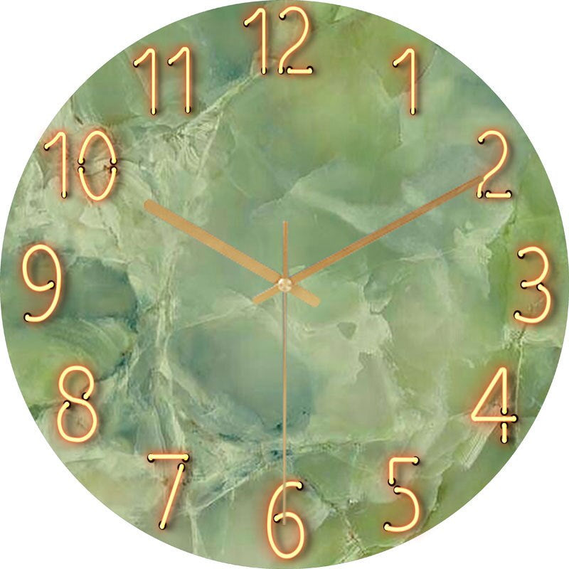 Moderne Runde Wanduhr für Ästhetische Raumdekoration