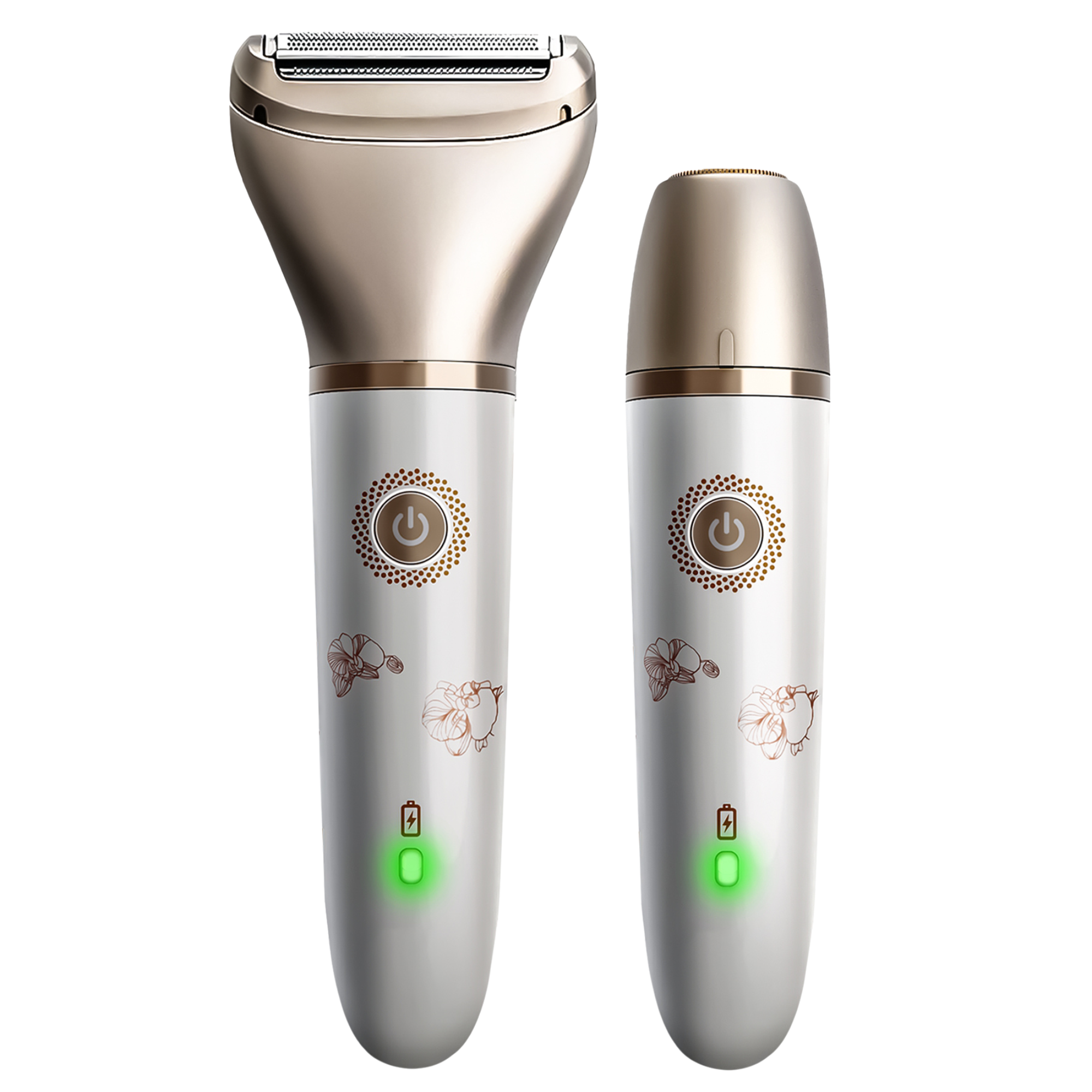 2-in-1-Elektrorasierer für Damen