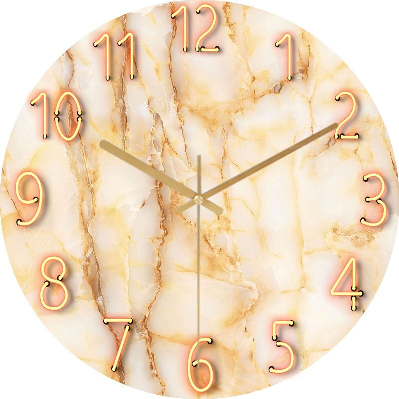 Moderne Runde Wanduhr für Ästhetische Raumdekoration