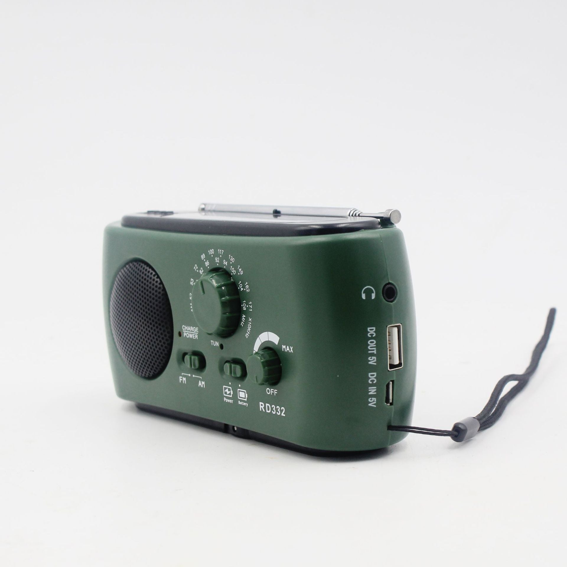 Tragbares Kleines Radio in Grüner Farbe