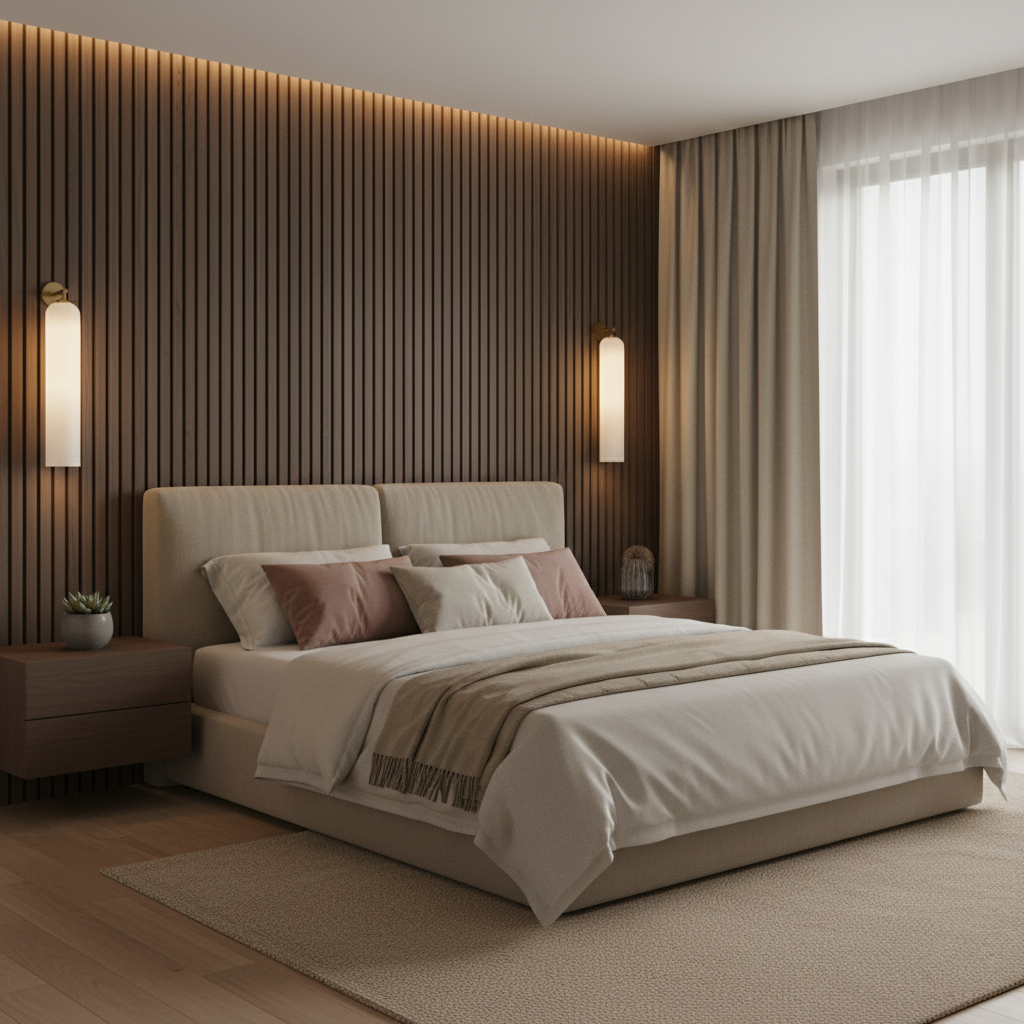 Moderne Wandleuchte mit Langem Rohr