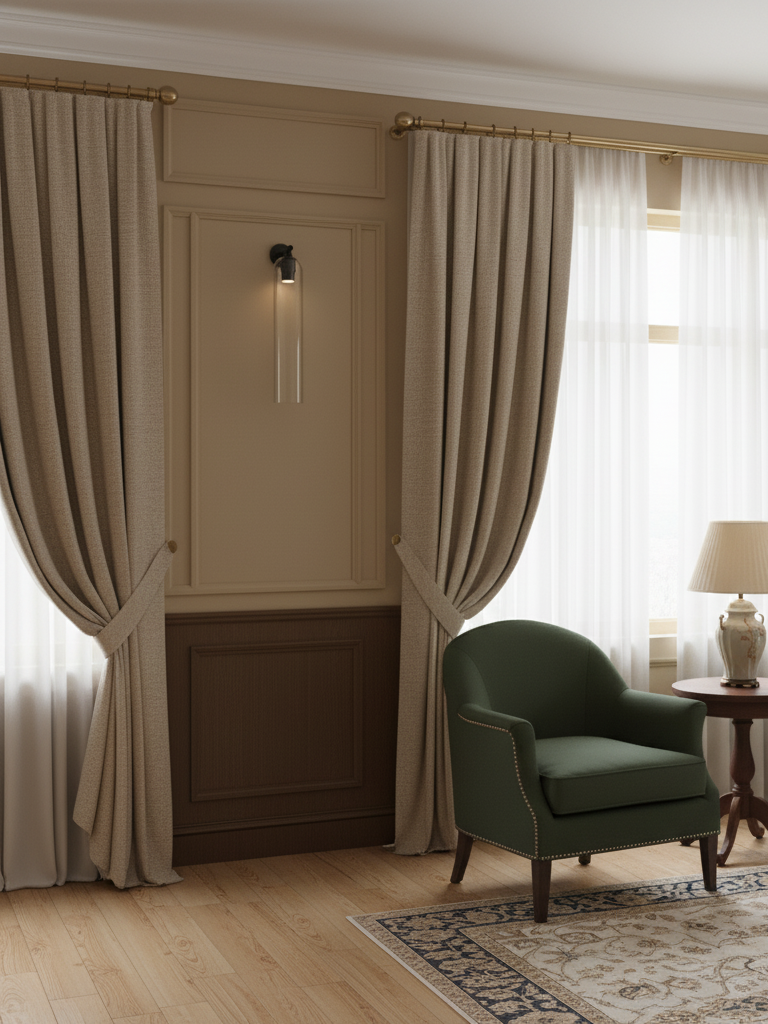 Moderne Wandleuchte mit Langem Rohr