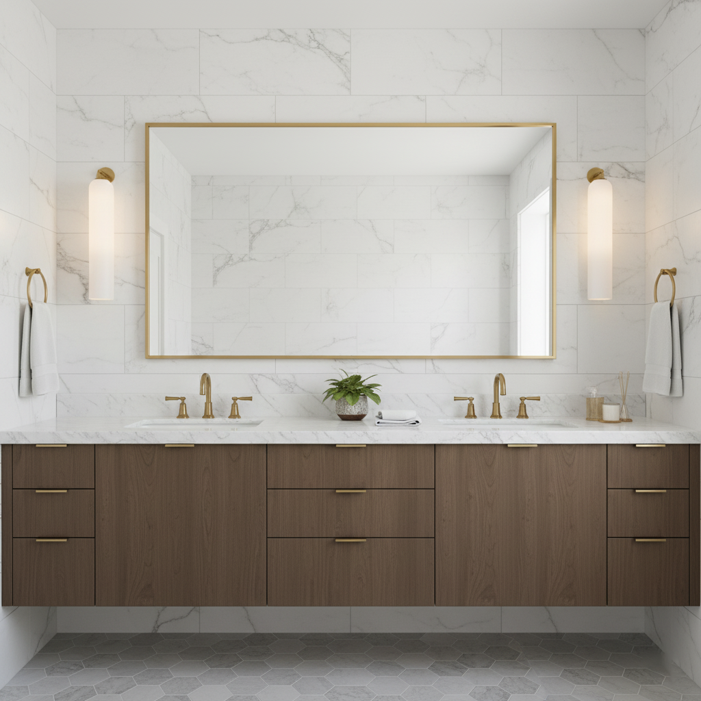 Moderne Wandleuchte mit Langem Rohr