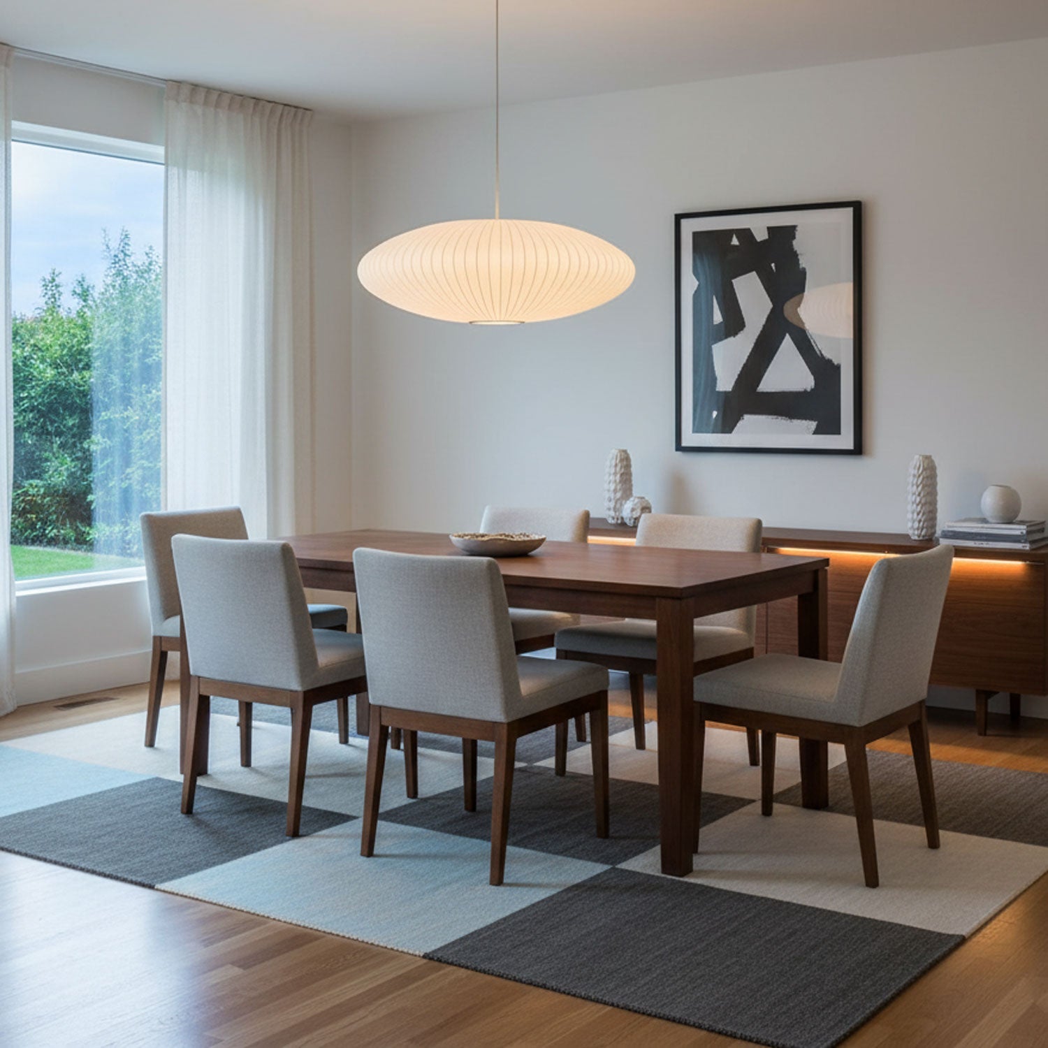 Moderne Blase Untertasse Pendelleuchte