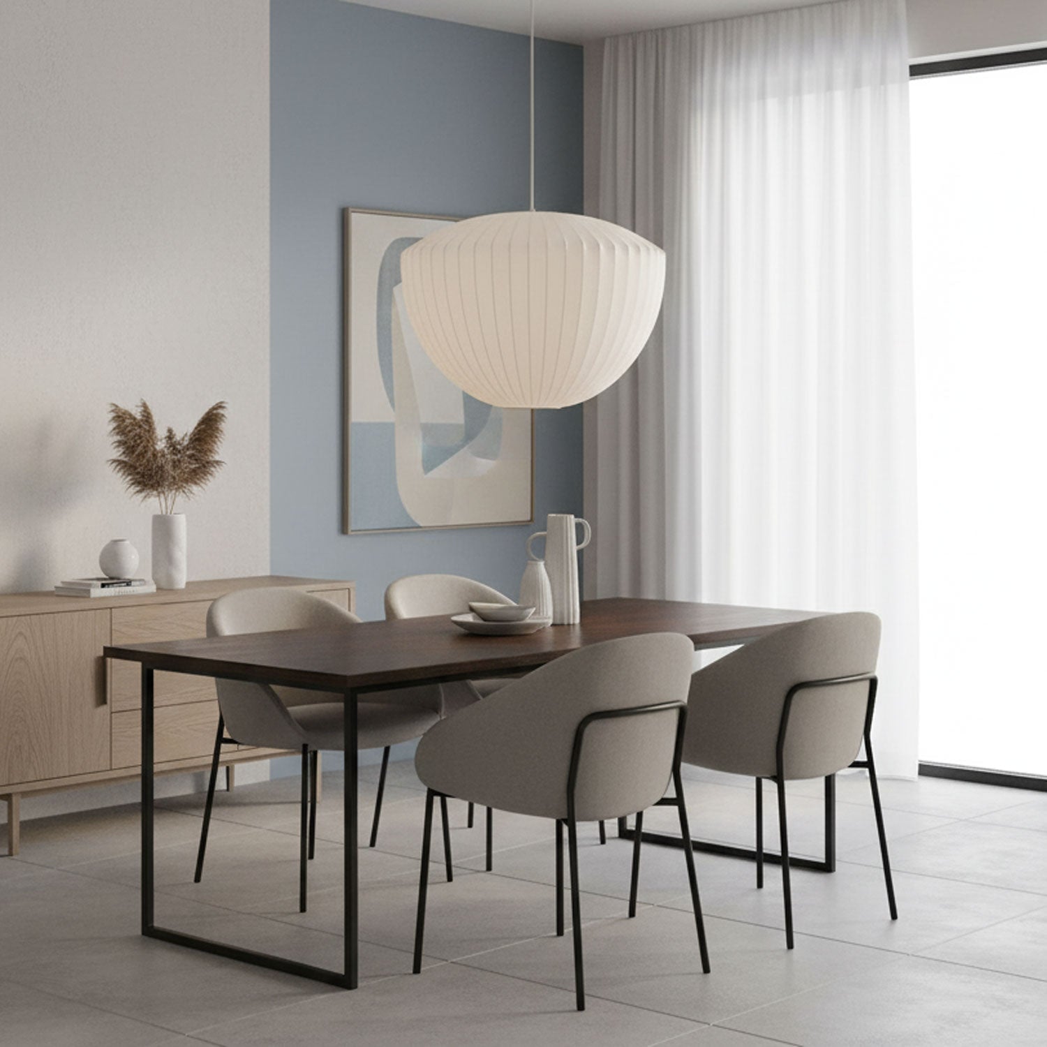 Moderne Blase Untertasse Pendelleuchte