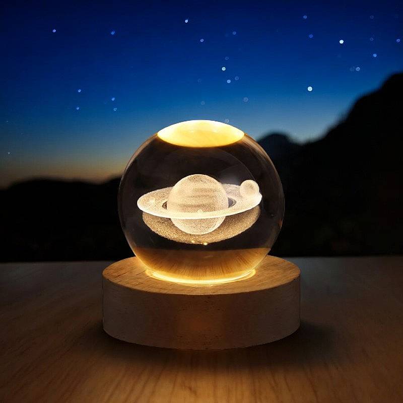 Zauberhaft 3D-Kugel-Nachtlicht