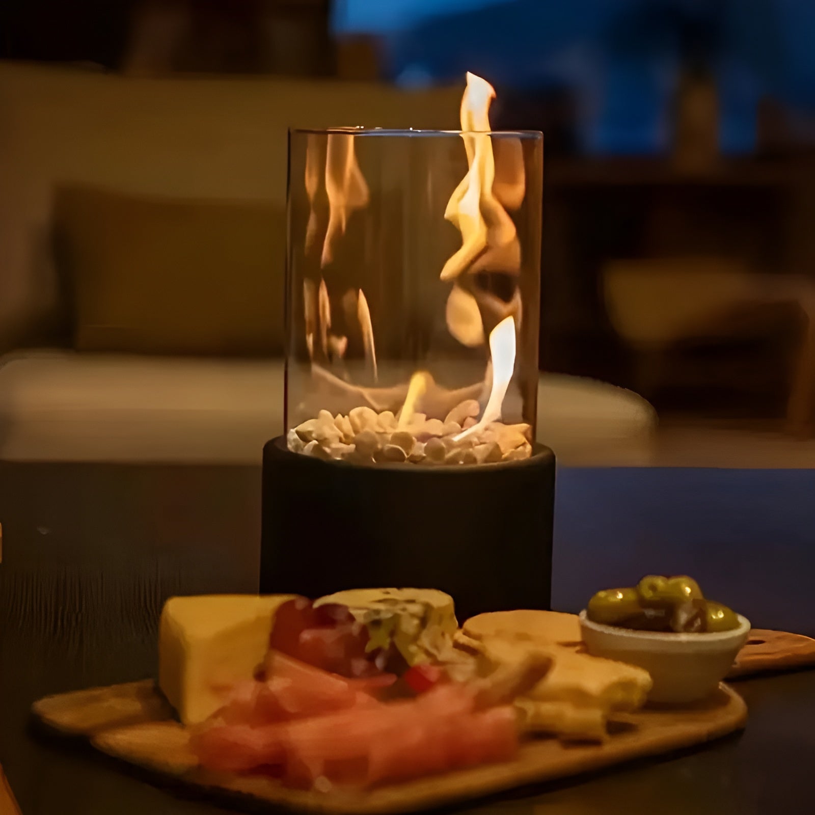 Tragbarer Mini-Tischkamin