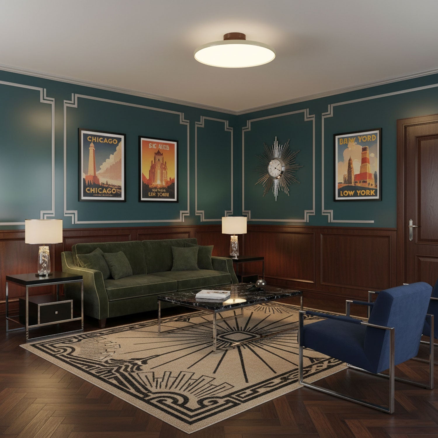 Minimalistische Verstellbare Deckenleuchte