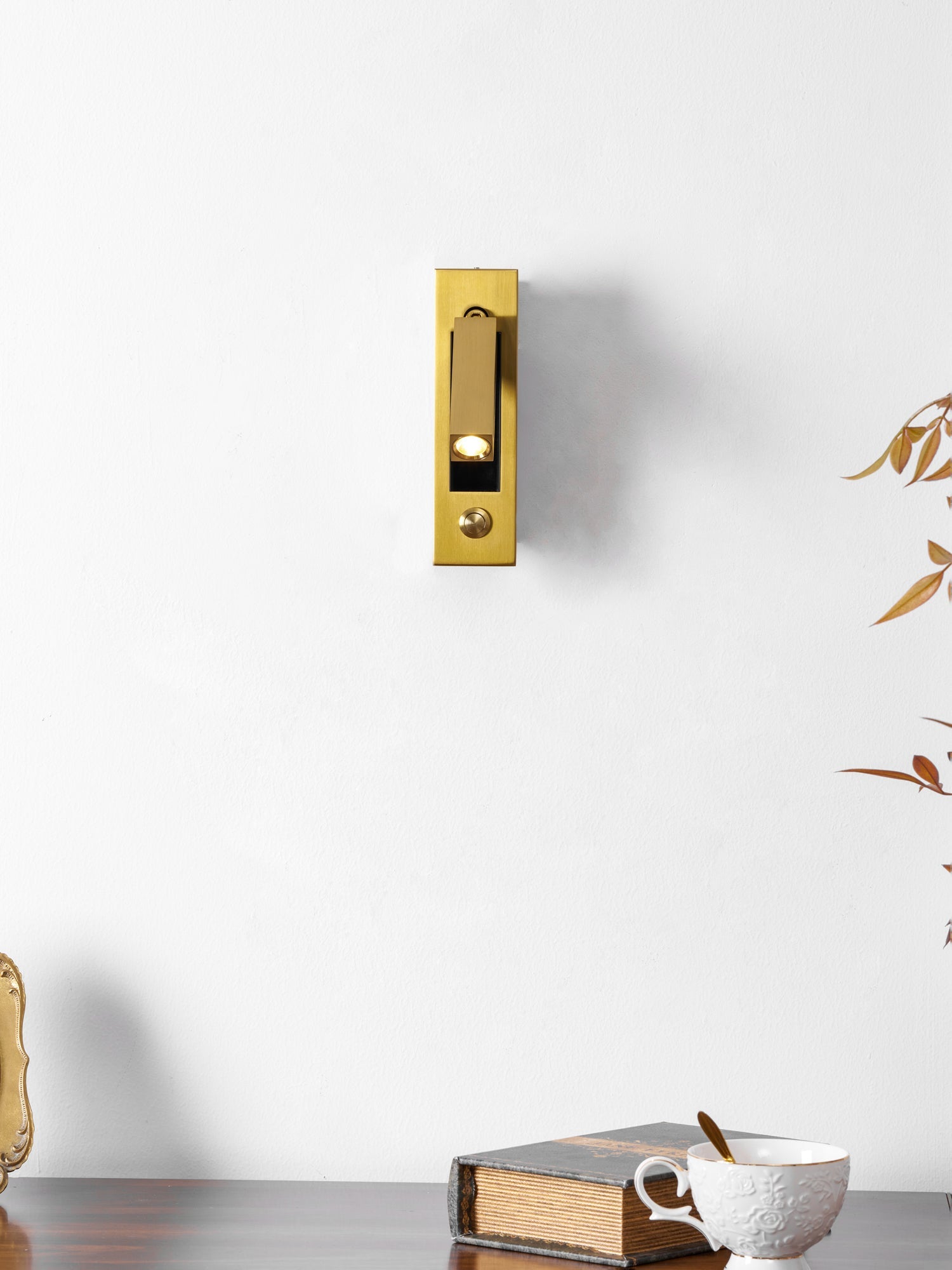 Moderne Einbau Wandleuchte für Den Bettbereich