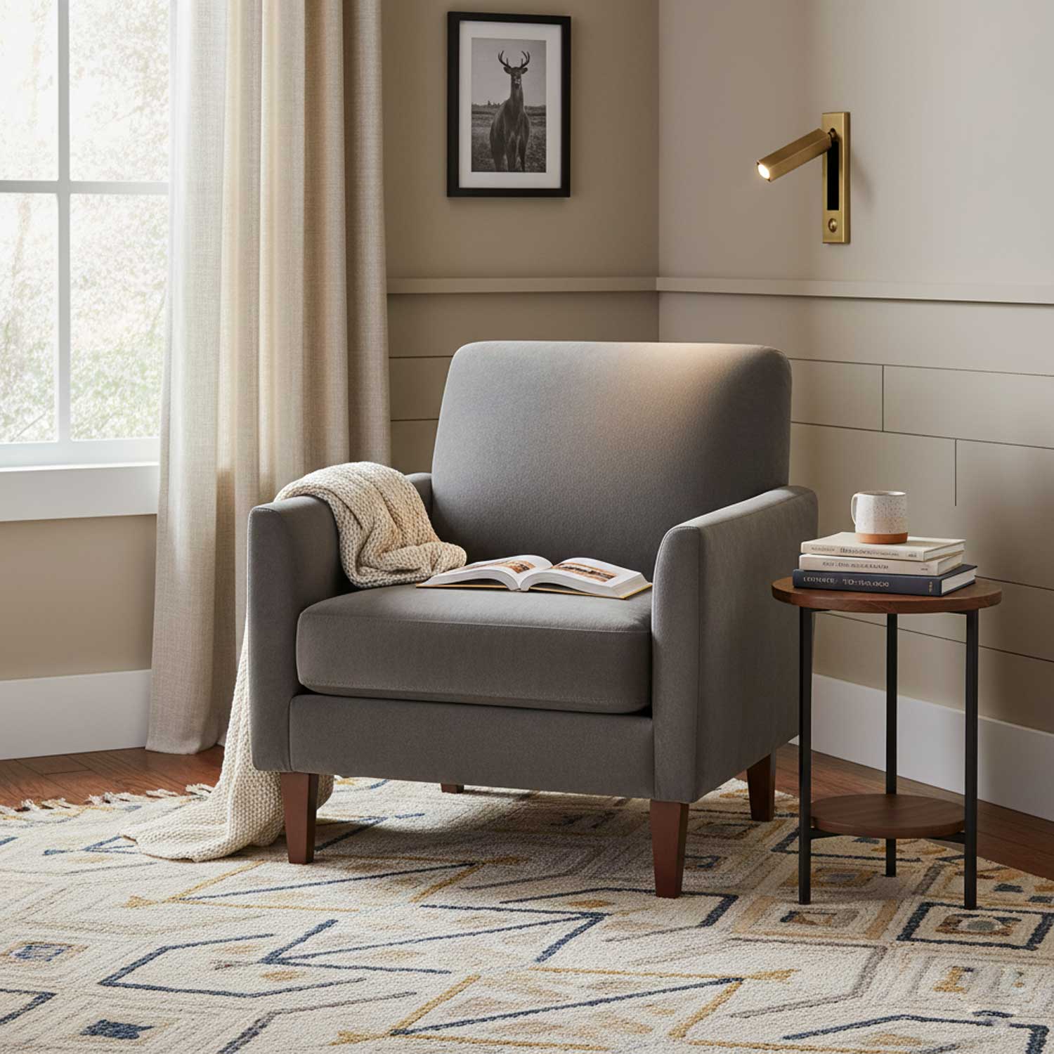 Moderne Einbau Wandleuchte für Den Bettbereich