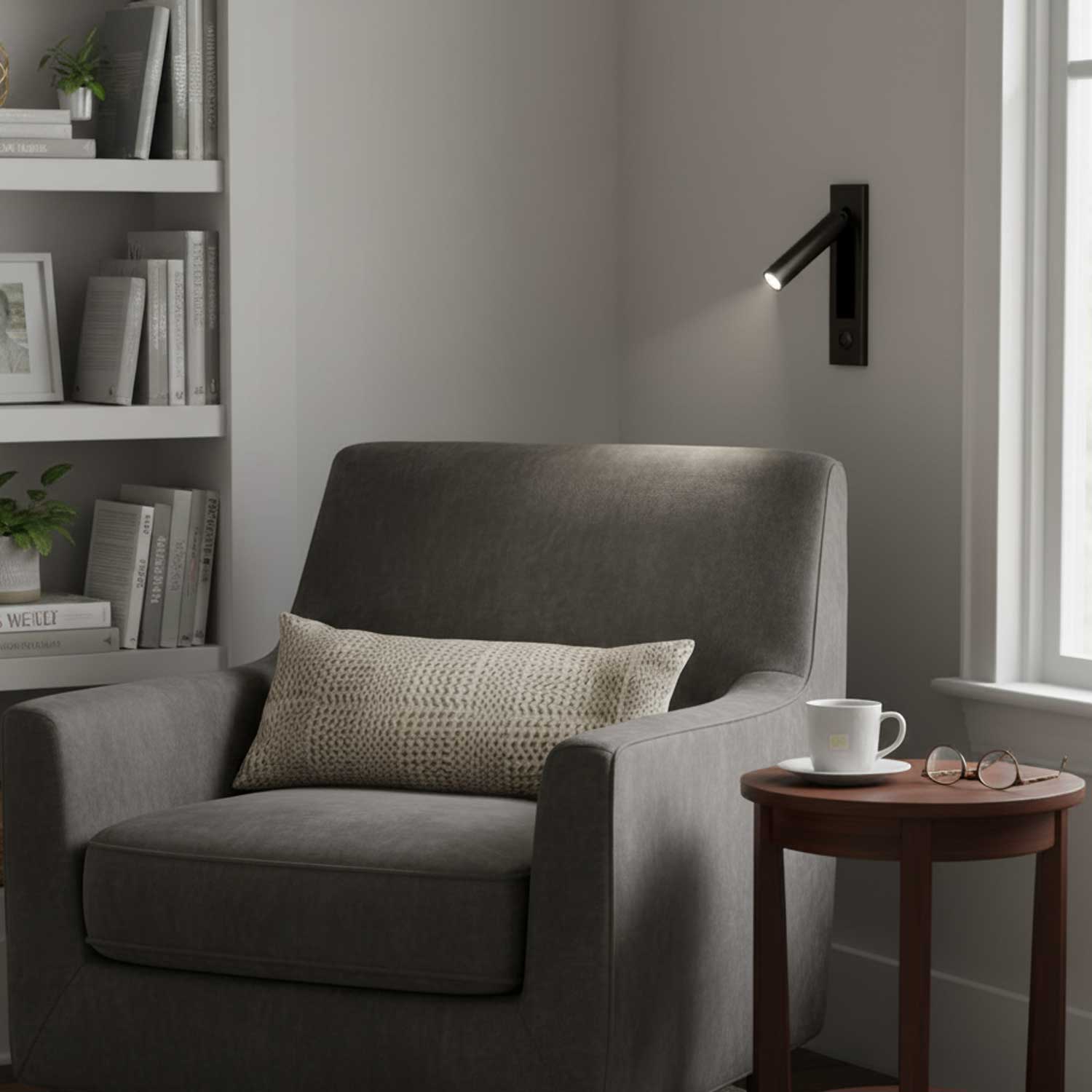 Moderne Einbau Wandleuchte für Den Bettbereich