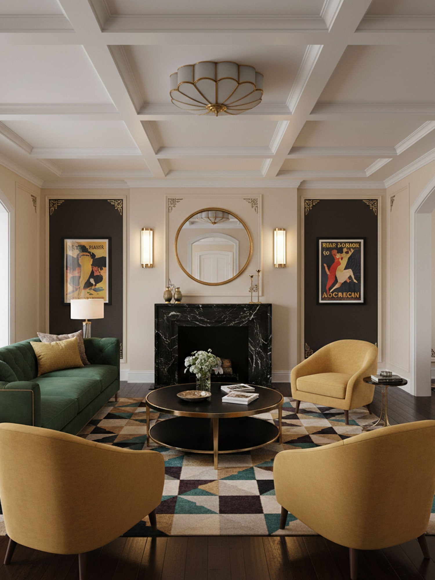 Moderne Blumenförmige Deckeneinbauleuchte