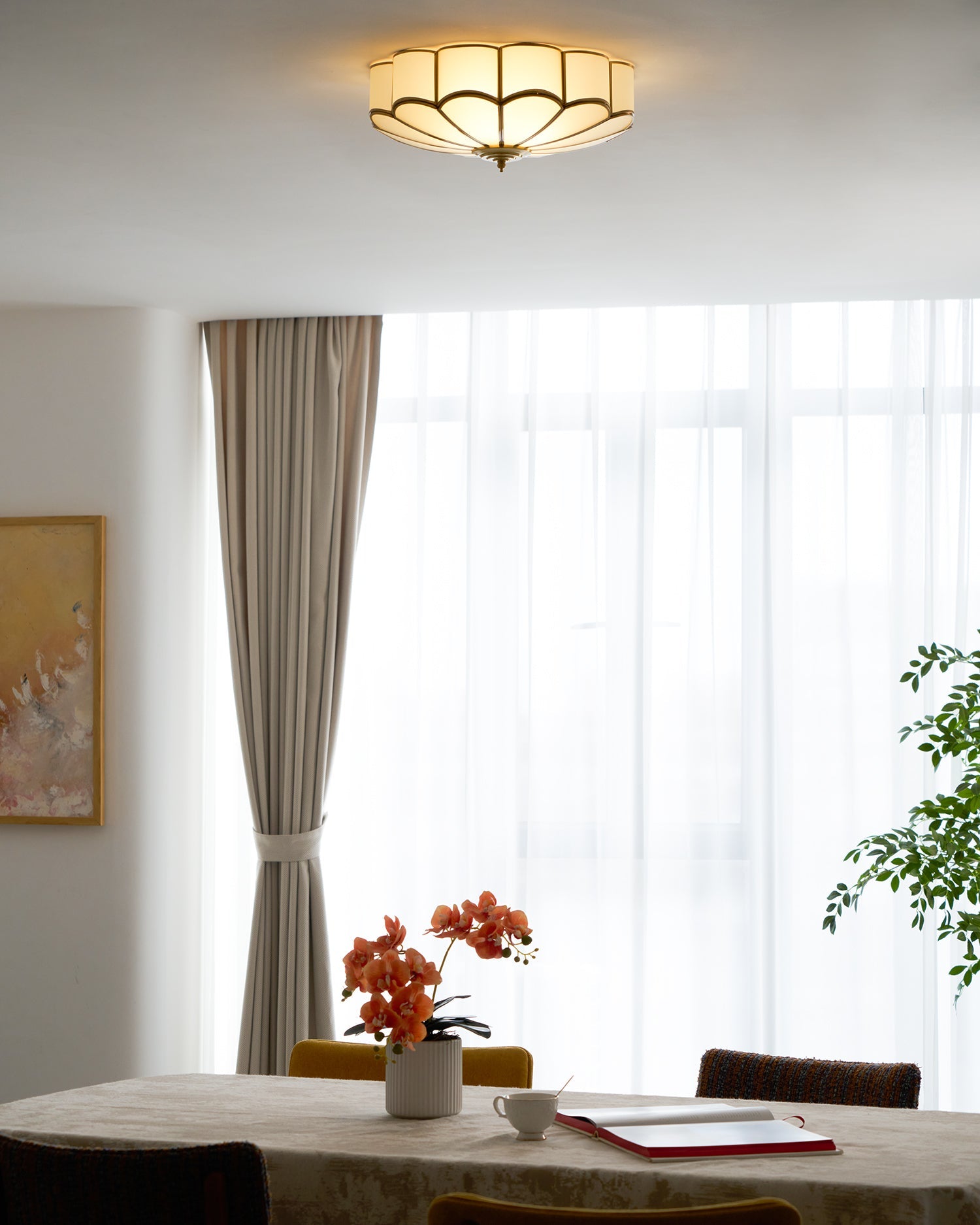 Moderne Blumenförmige Deckeneinbauleuchte