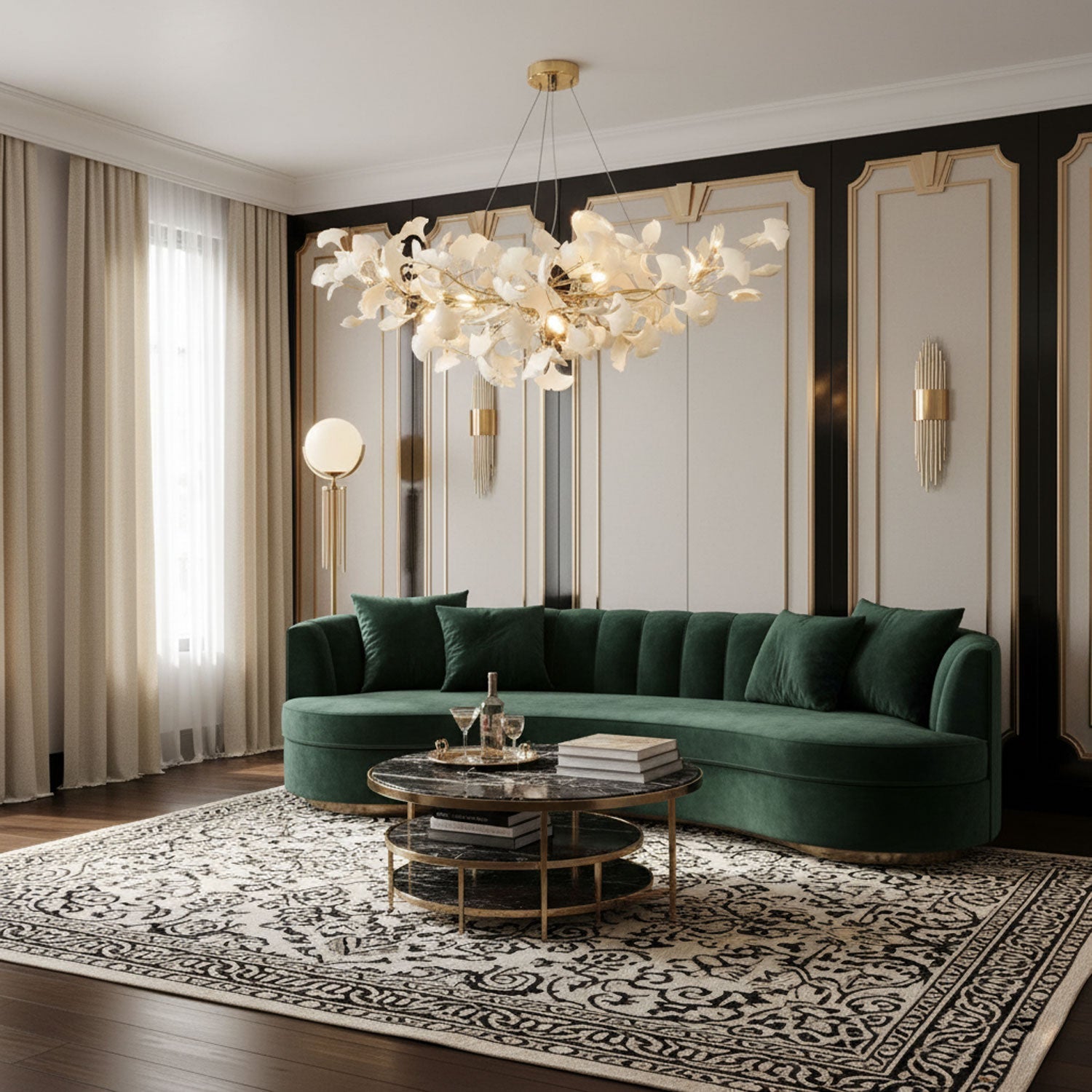 Moderner Blatt Pendelleuchten