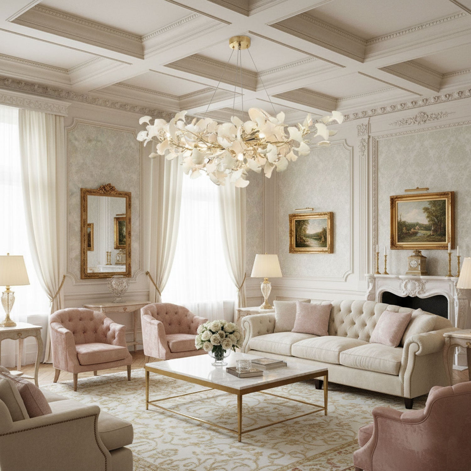 Moderner Blatt Pendelleuchten