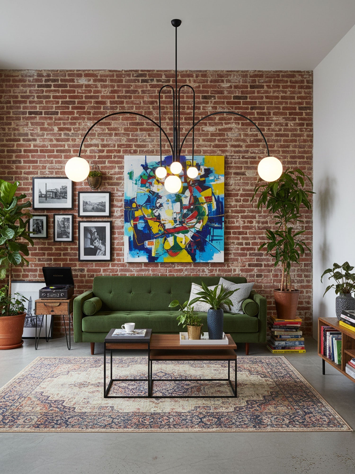 Moderne und Zeitgenössische Abgehängte Deckenleuchte