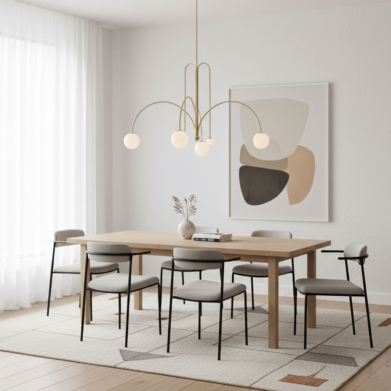 Moderne und Zeitgenössische Abgehängte Deckenleuchte