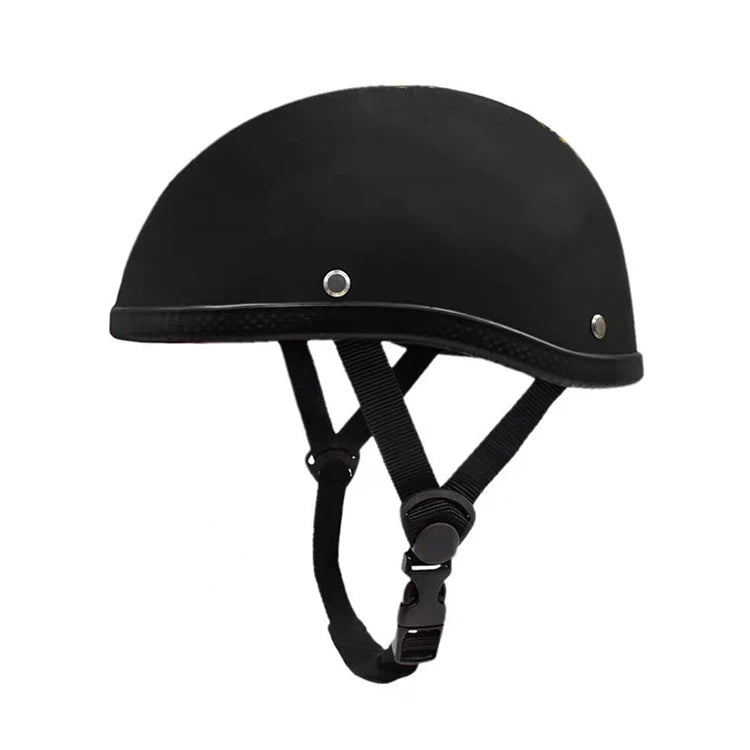 Motorrad-Halbhelm mit abnehmbaren Optionen