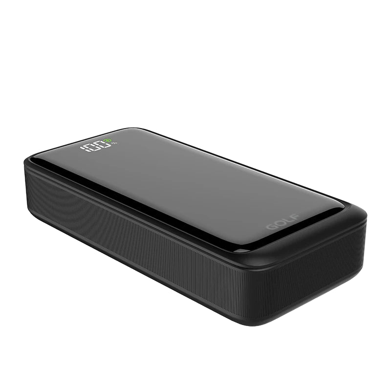 Digitale Powerbank mit schnellem Ladevorgang und LCD-Display