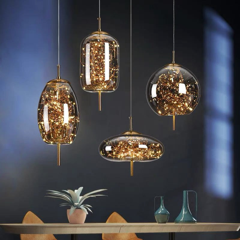 Moderne LED Hängelampe Im Nordischen Stil