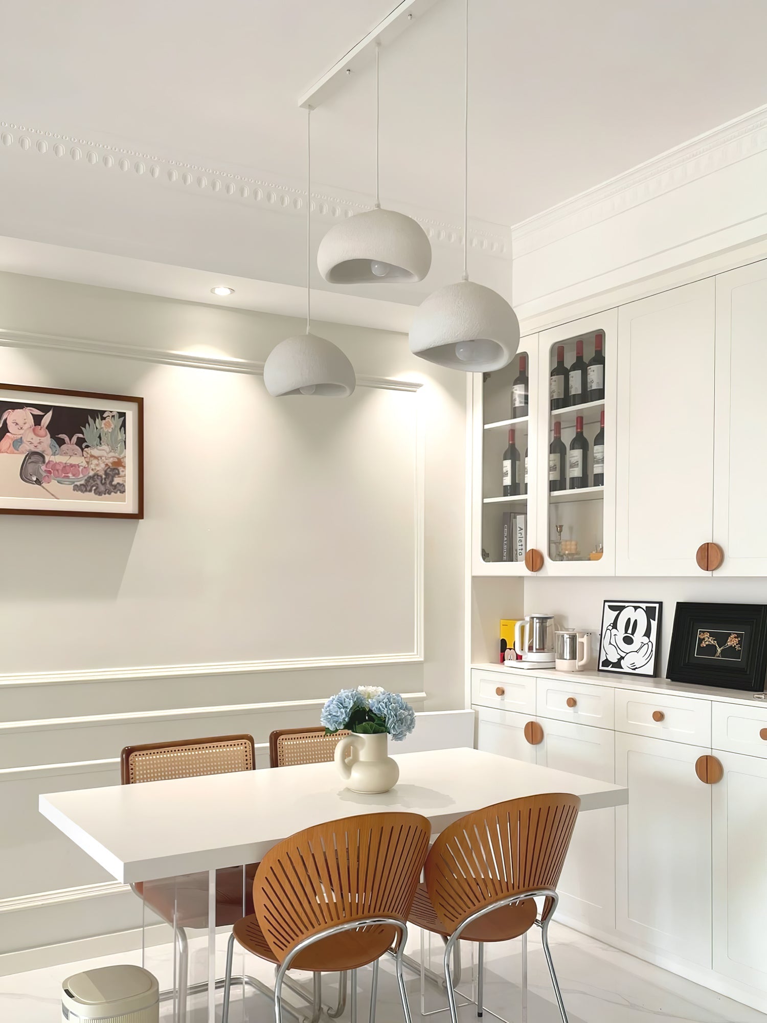 Pendelleuchte im Japanischen Stil Wolkenförmig