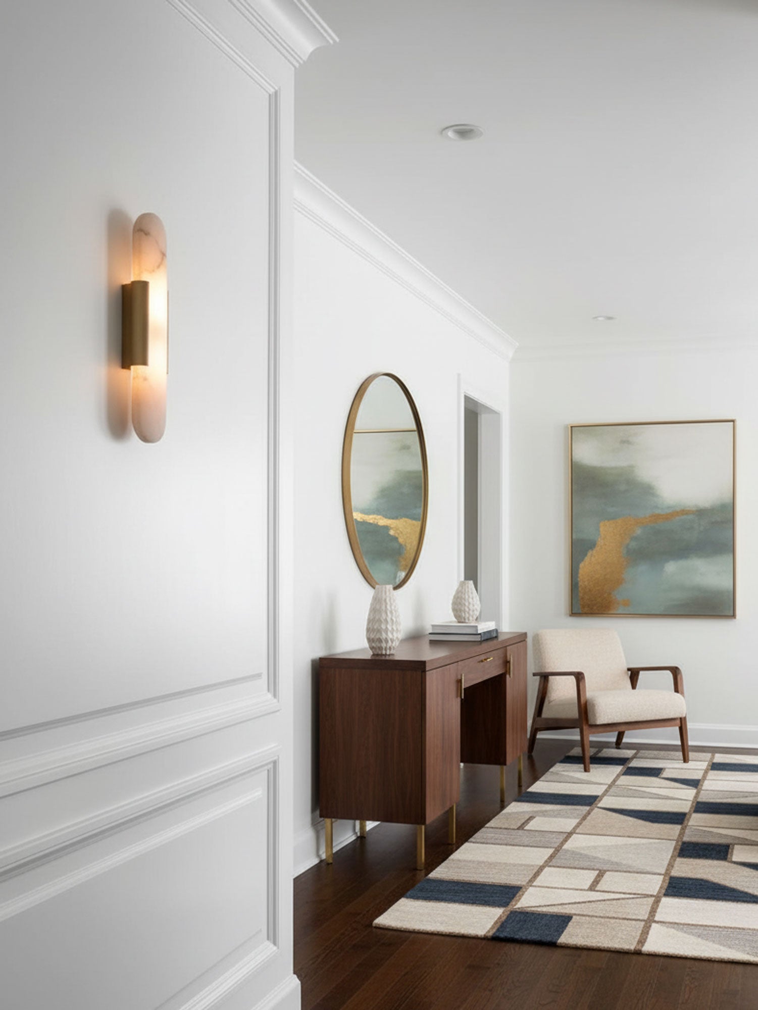 Geometrische Harmonie Wandleuchte