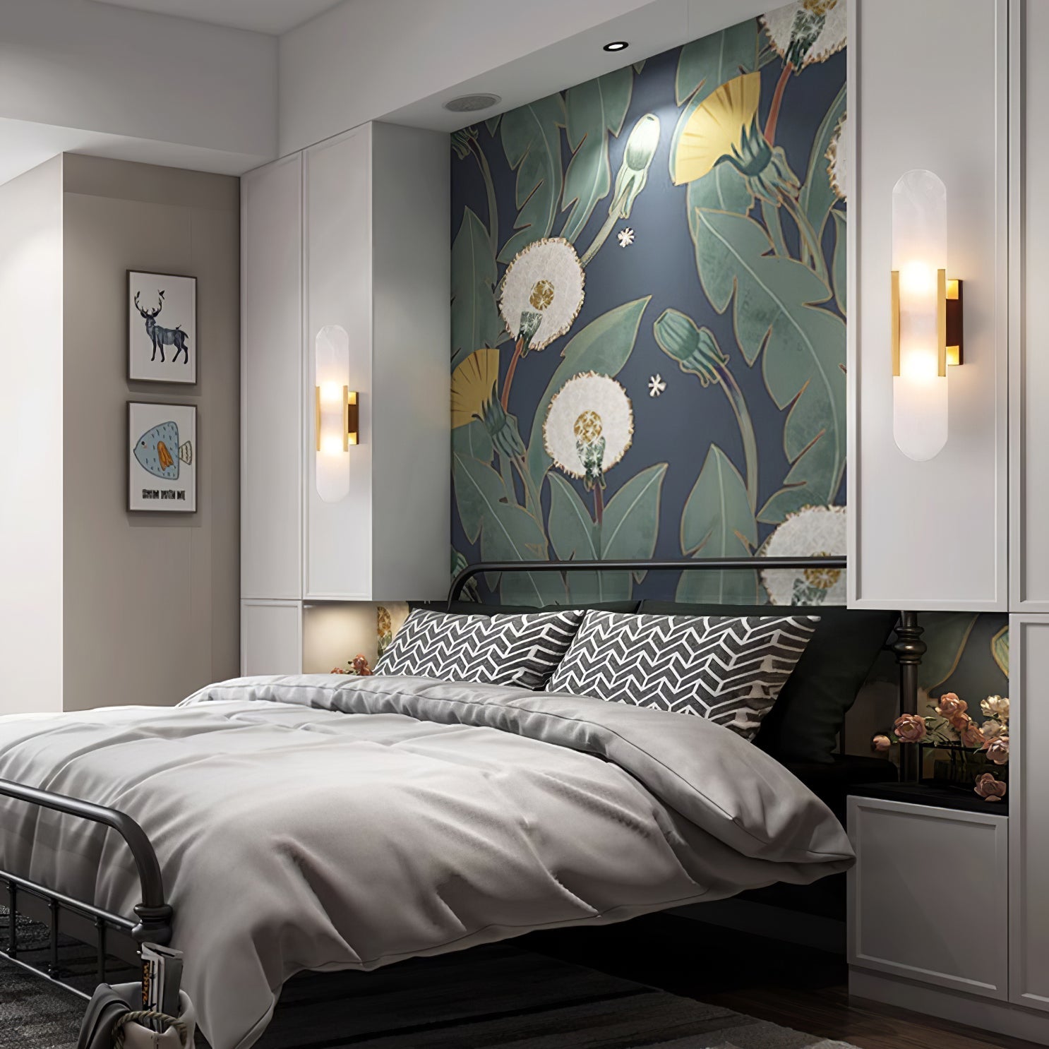 Geometrische Harmonie Wandleuchte