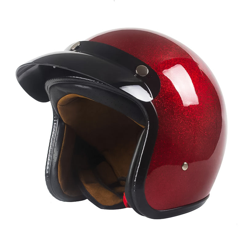 Offener Gesicht Motorradhelm für Herren und Damen