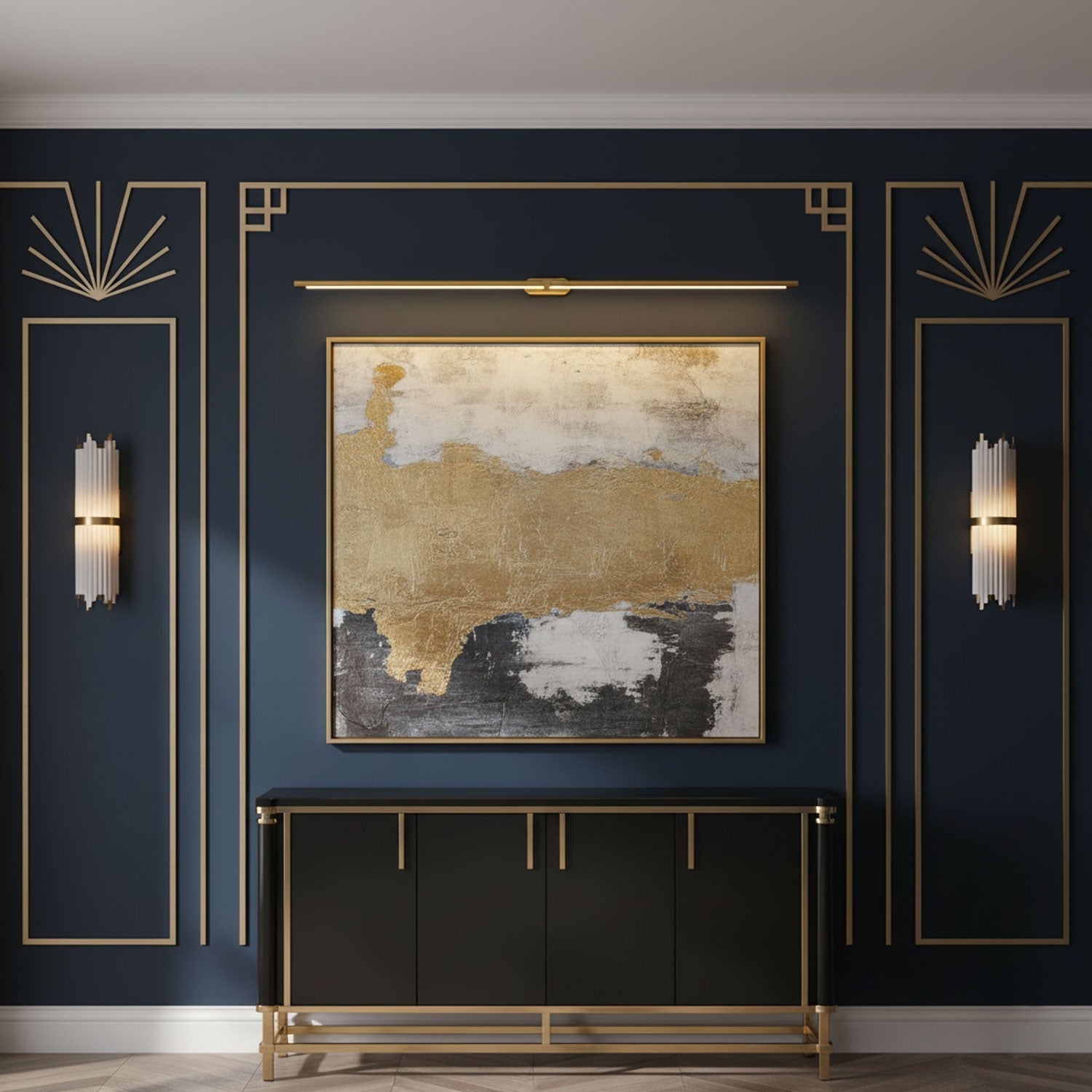 Minimalistische Lineare Wandleuchte