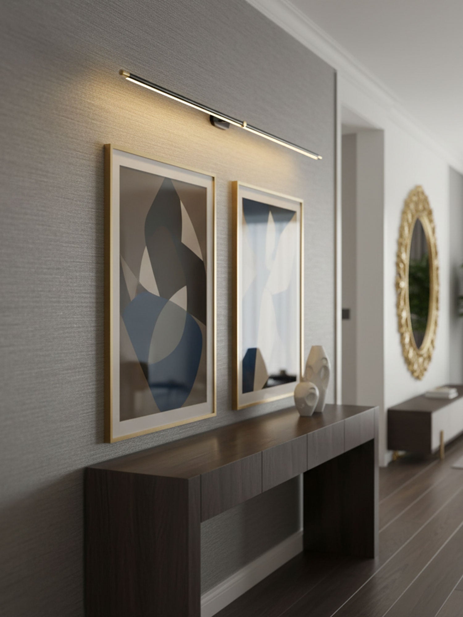 Minimalistische Lineare Wandleuchte