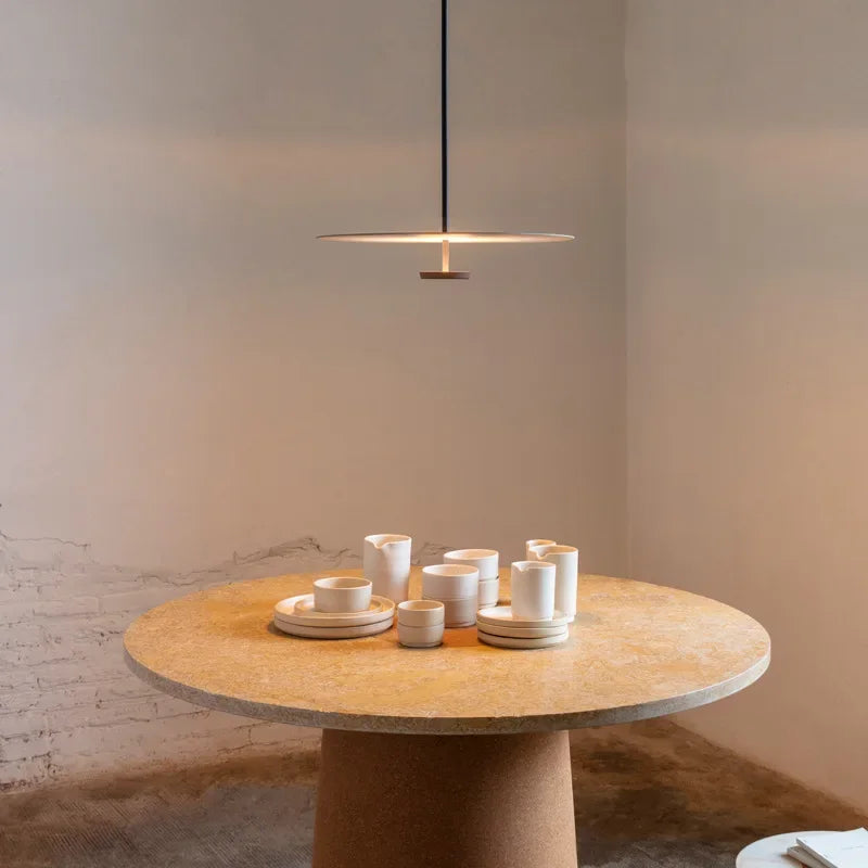 Schwarze Minimalistische Pendelleuchte für Modernes Interieur