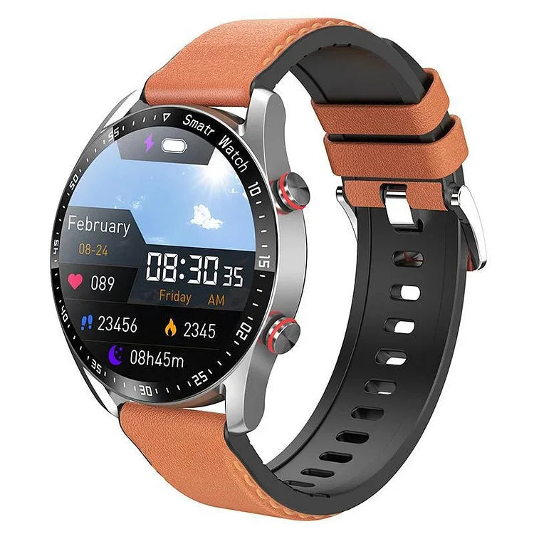Smartwatch mit Herzfrequenz- und Blutdrucküberwachung