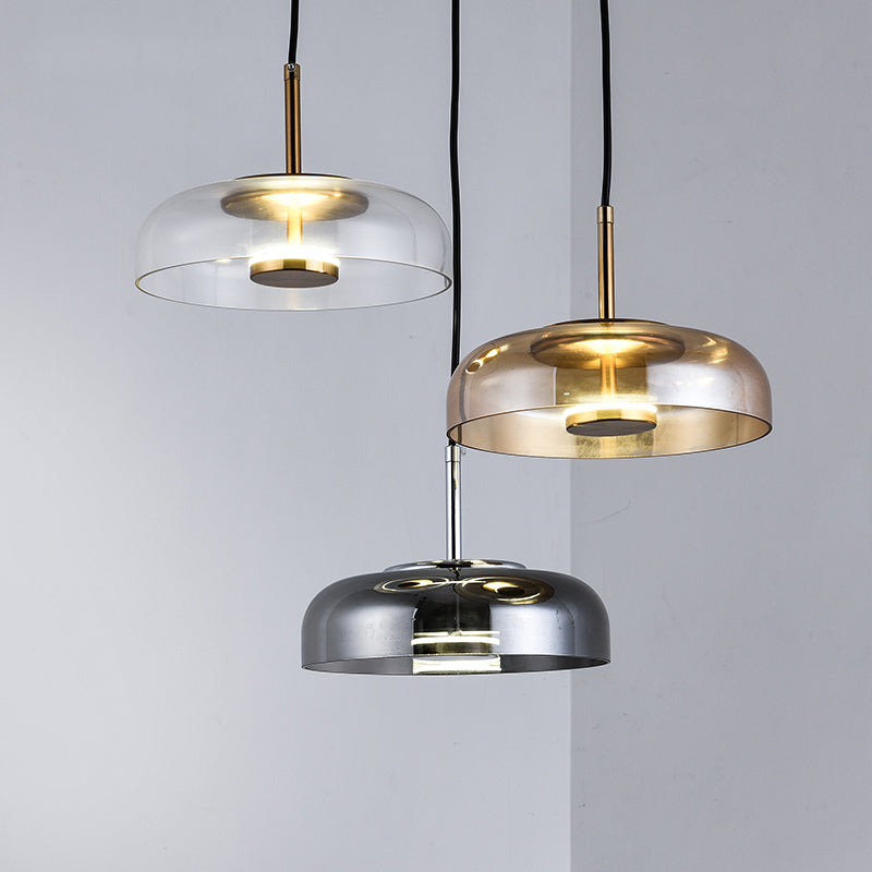 Moderne Transparente Led-Pendelleuchte
