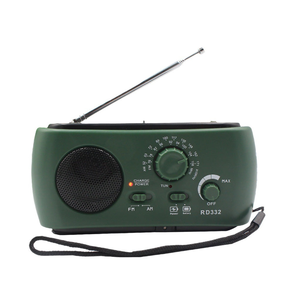 Tragbares Kleines Radio in Grüner Farbe