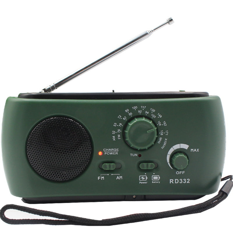 Tragbares Kleines Radio in Grüner Farbe